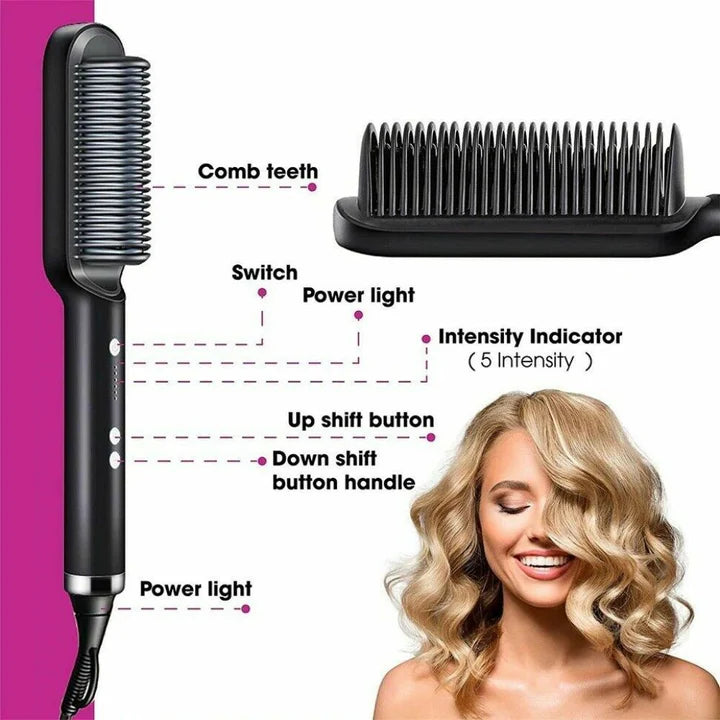 HAIR straightner comb brush free shipping